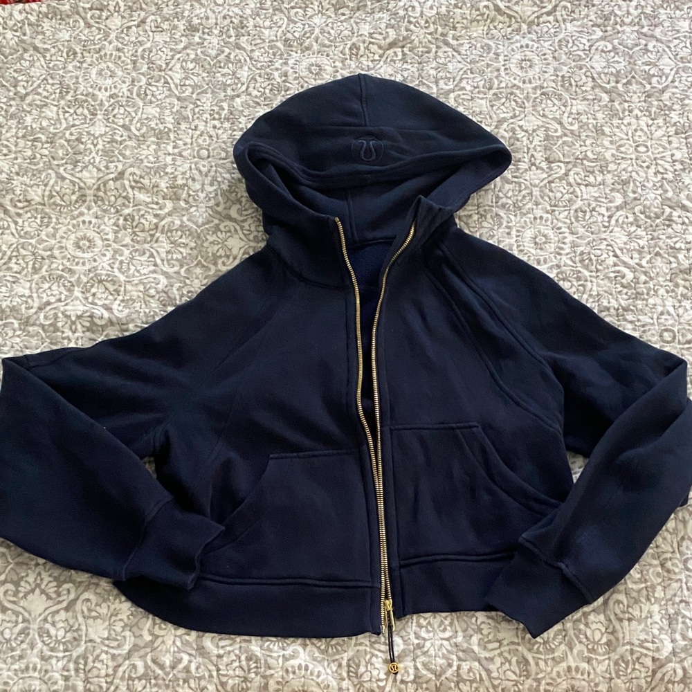 Lululemon Women's Navy Blue Hoodie Jacket